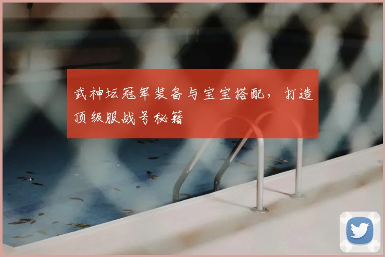 武神坛冠军装备与宝宝搭配,打造顶级服战号秘籍
